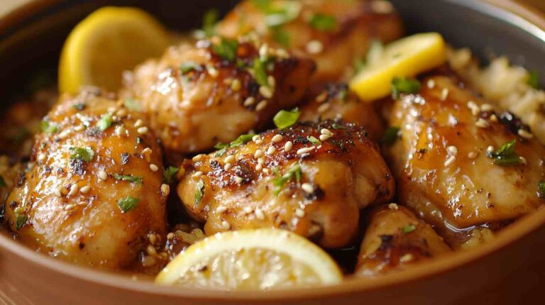 Crock Pot Asian-Inspired Lemon Chicken