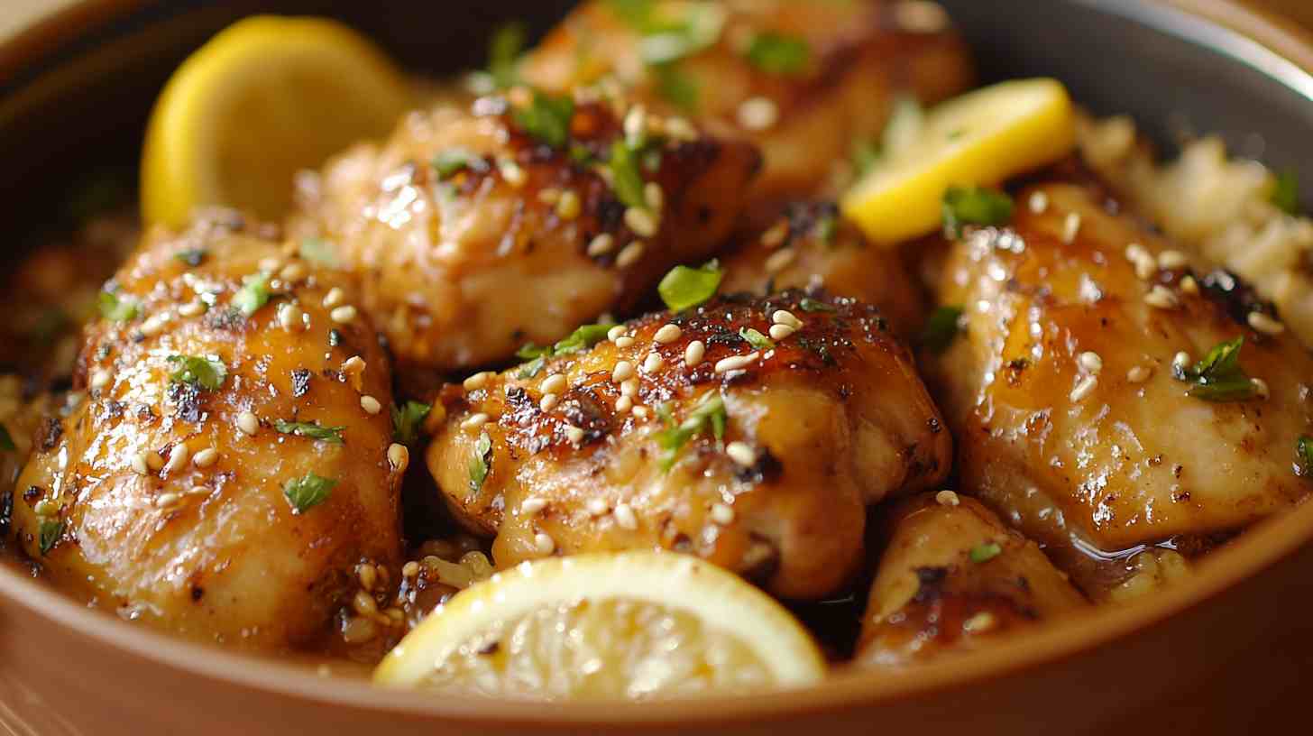 Crock Pot Asian-Inspired Lemon Chicken