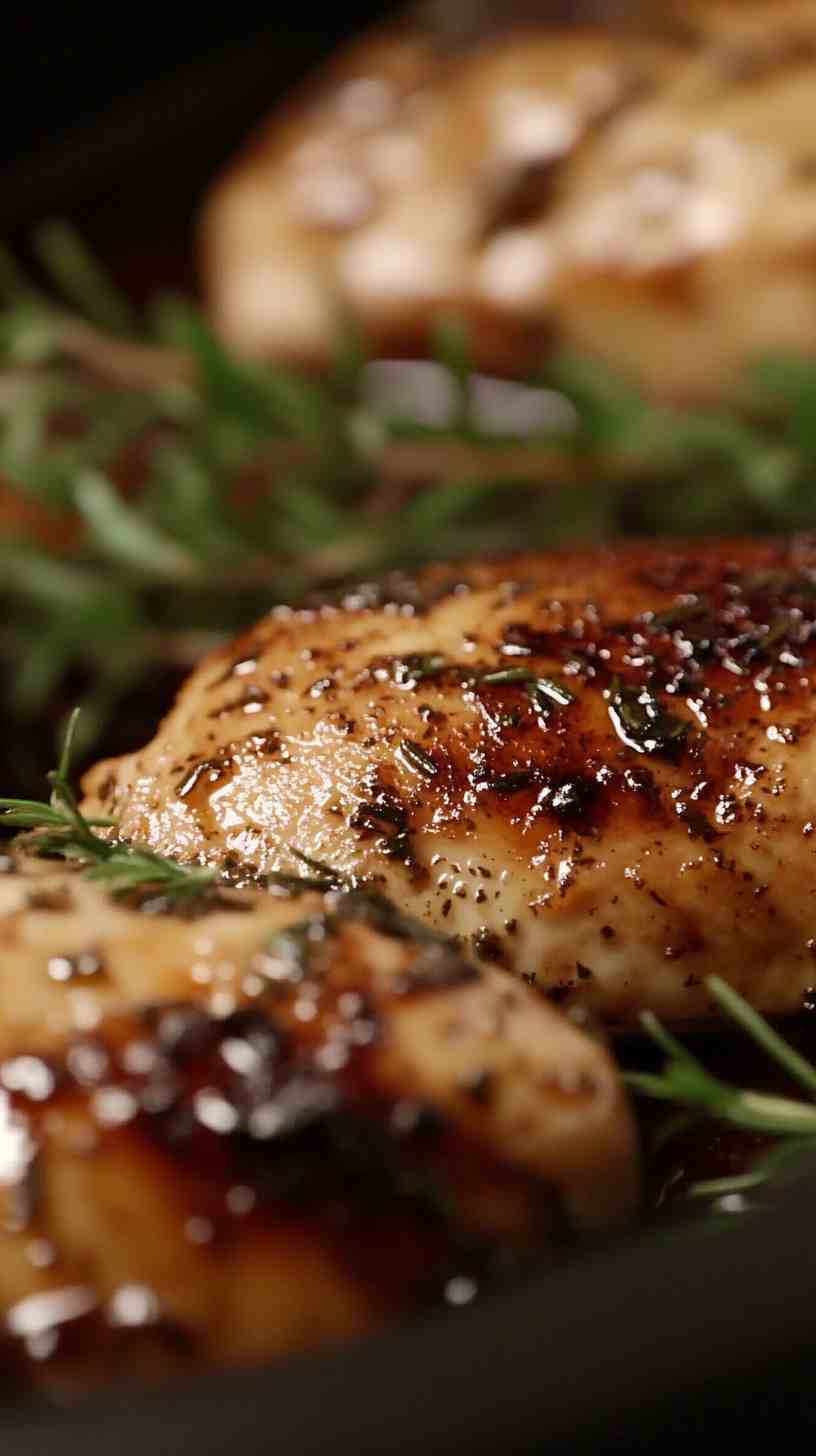 Crock Pot Balsamic Chicken with Herbs Crock Pot Balsamic Chicken with Herbs
