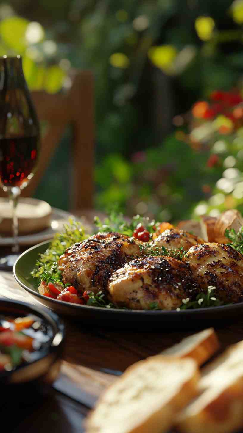 Crock Pot Balsamic Chicken with Herbs Crock Pot Balsamic Chicken with Herbs