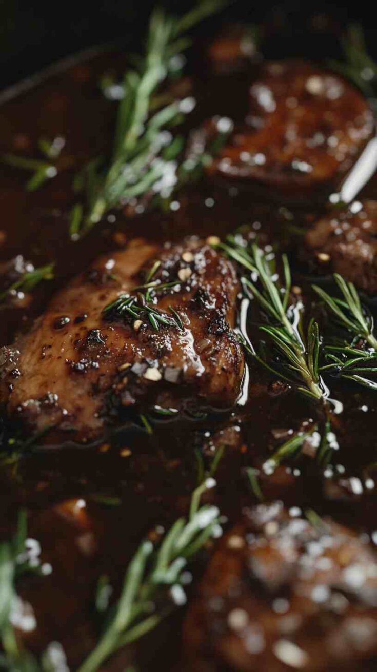 Crock Pot Balsamic Chicken with Herbs Crock Pot Balsamic Chicken with Herbs