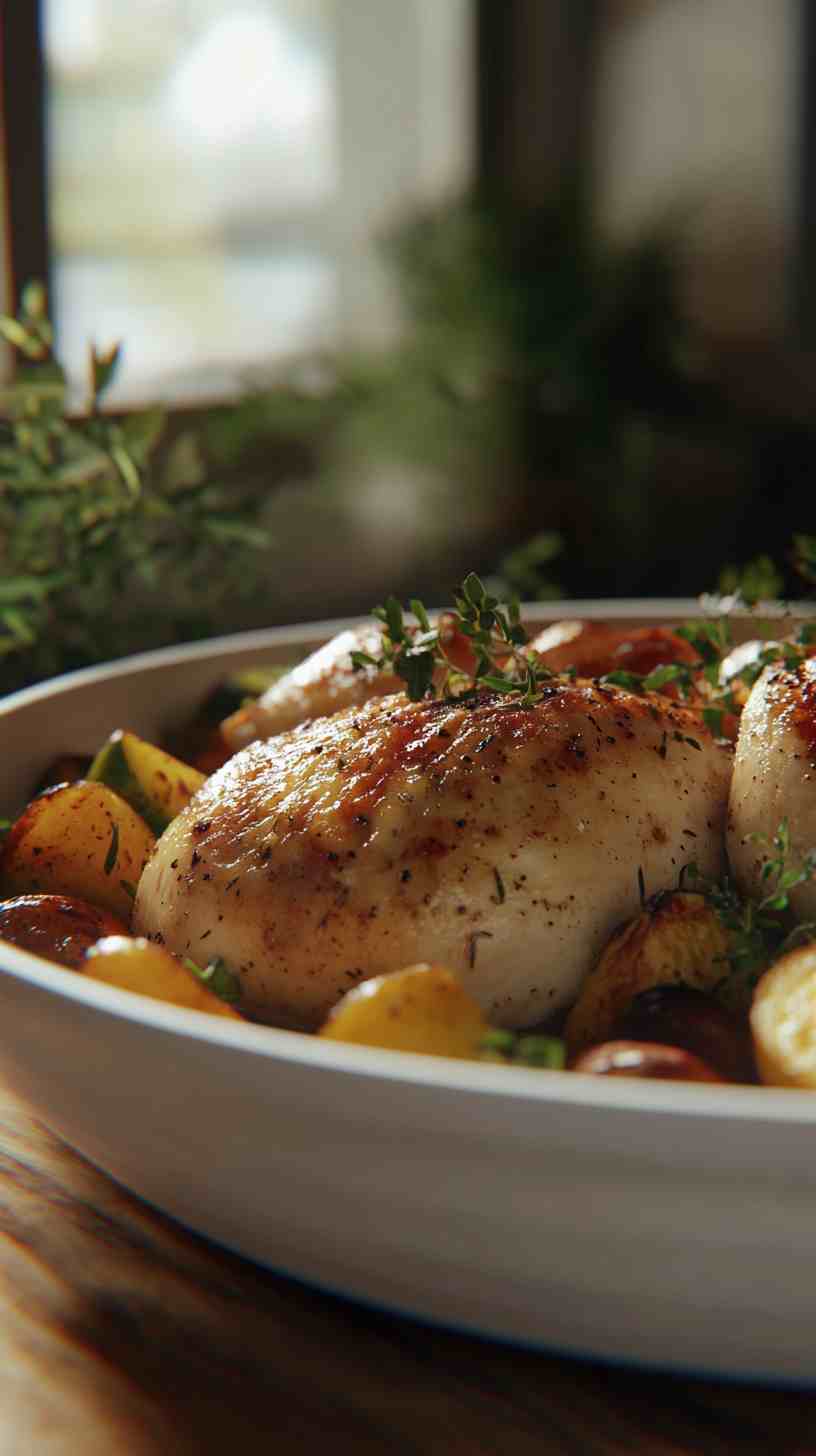 Crock Pot Balsamic Chicken with Herbs Crock Pot Balsamic Chicken with Herbs