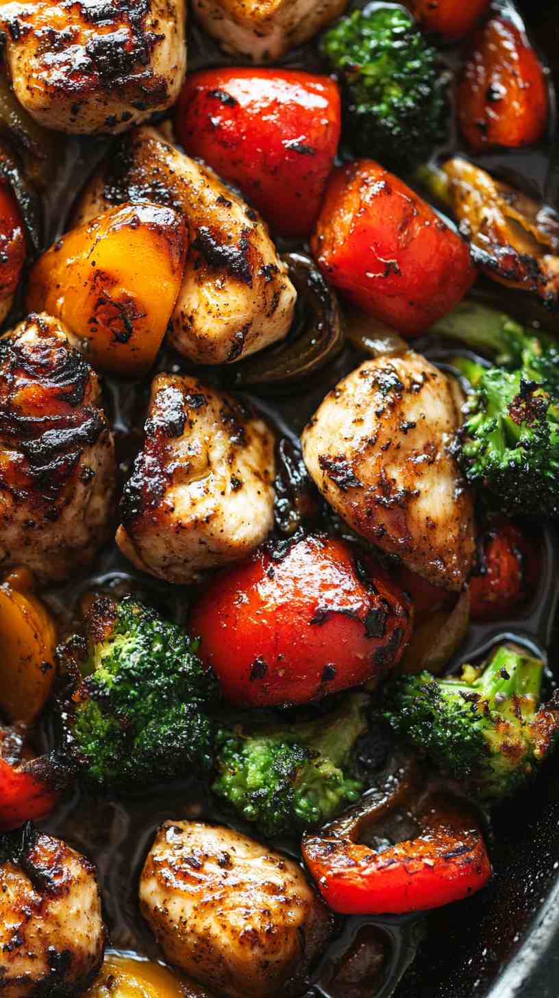Crock Pot Balsamic Chicken with Veggies Crock Pot Balsamic Chicken with Veggies