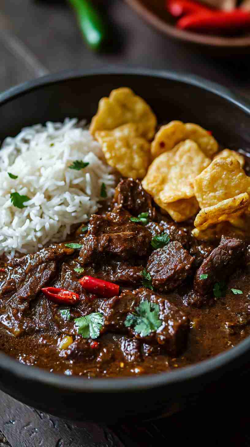 Crock Pot Indonesian Rendang Beef Crock Pot Indonesian Rendang Beef