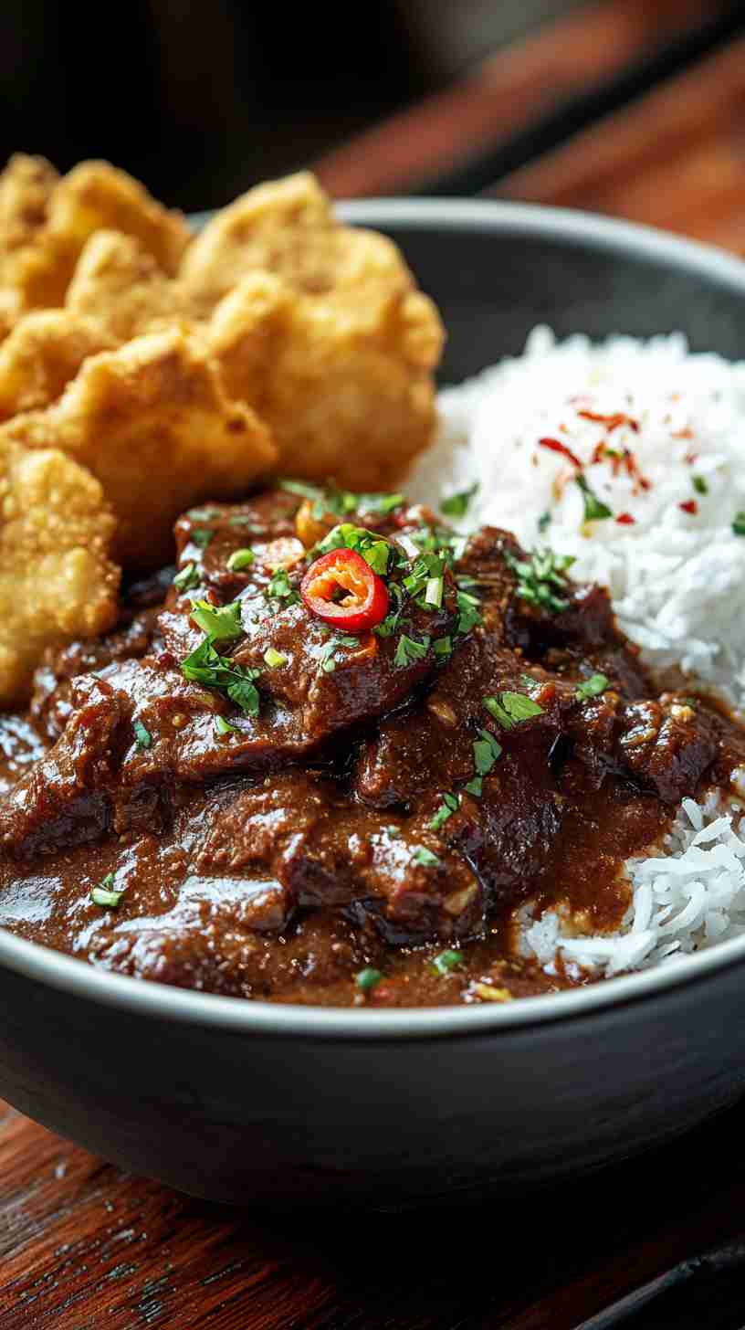 Crock Pot Indonesian Rendang Beef Crock Pot Indonesian Rendang Beef