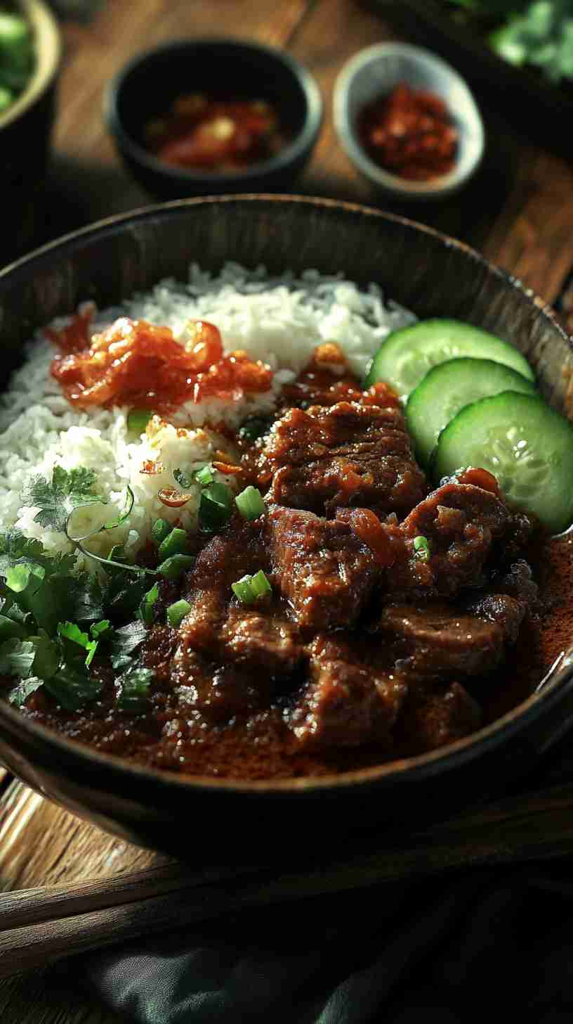 Crock Pot Indonesian Rendang Beef Crock Pot Indonesian Rendang Beef