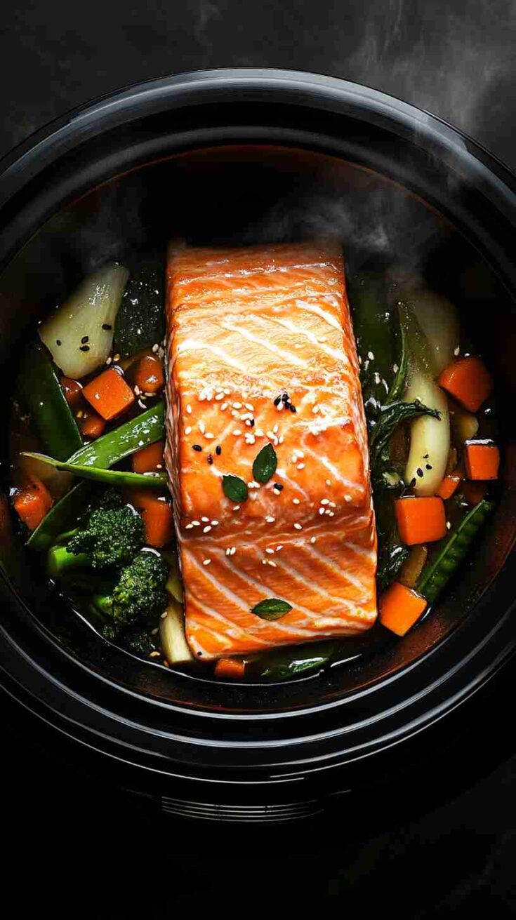 Crock Pot Japanese Teriyaki Salmon Crock Pot Japanese Teriyaki Salmon