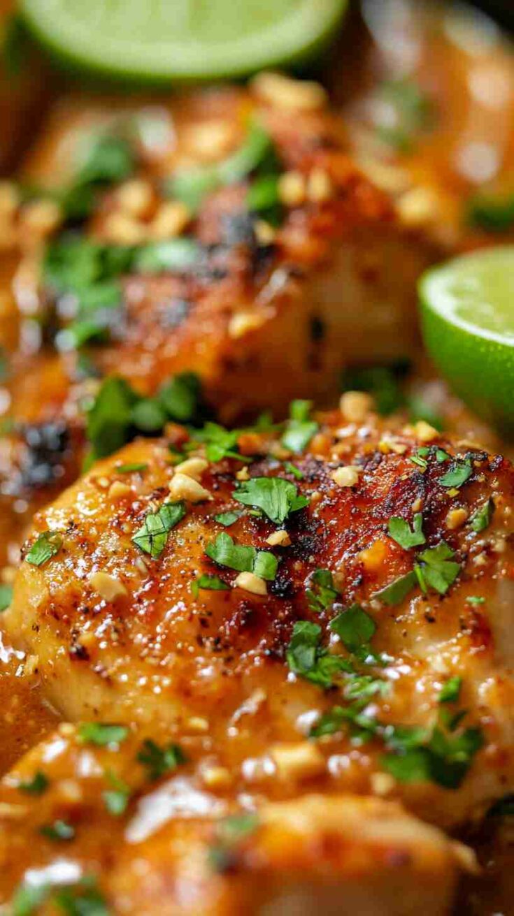 Crock Pot Thai Peanut Chicken