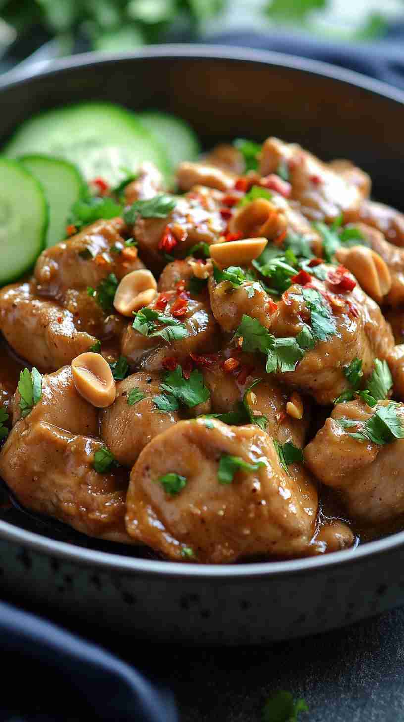 Crock Pot Thai Peanut Chicken Crock Pot Thai Peanut Chicken
