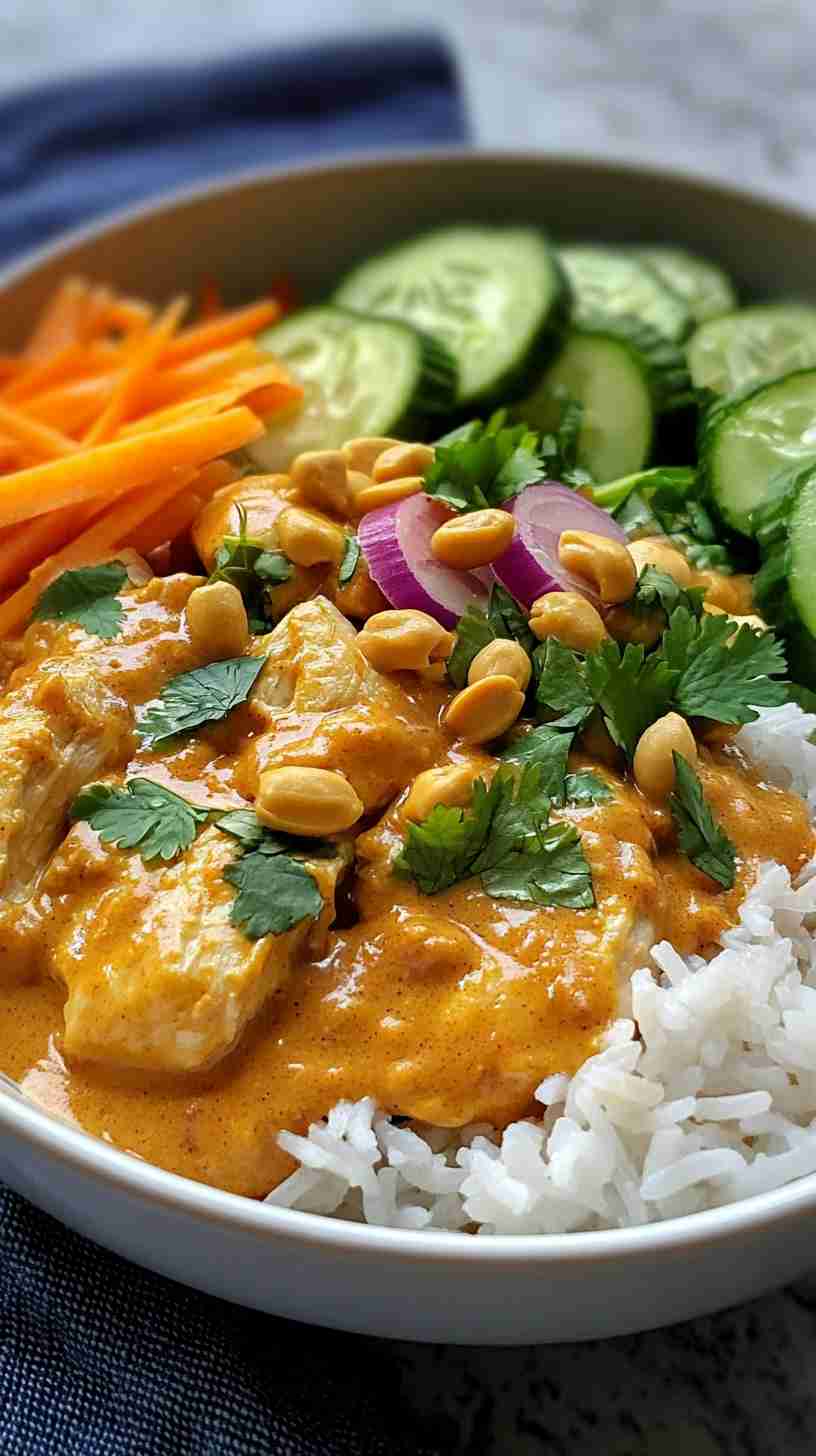 Crock Pot Thai Peanut Chicken Crock Pot Thai Peanut Chicken