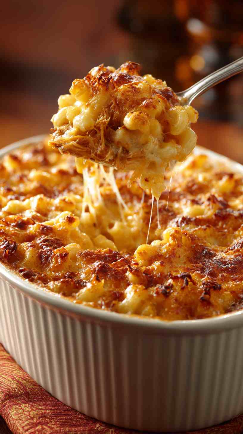 Crockpot BBQ Pulled Pork Mac and Cheese Crockpot BBQ Pulled Pork Mac and Cheese