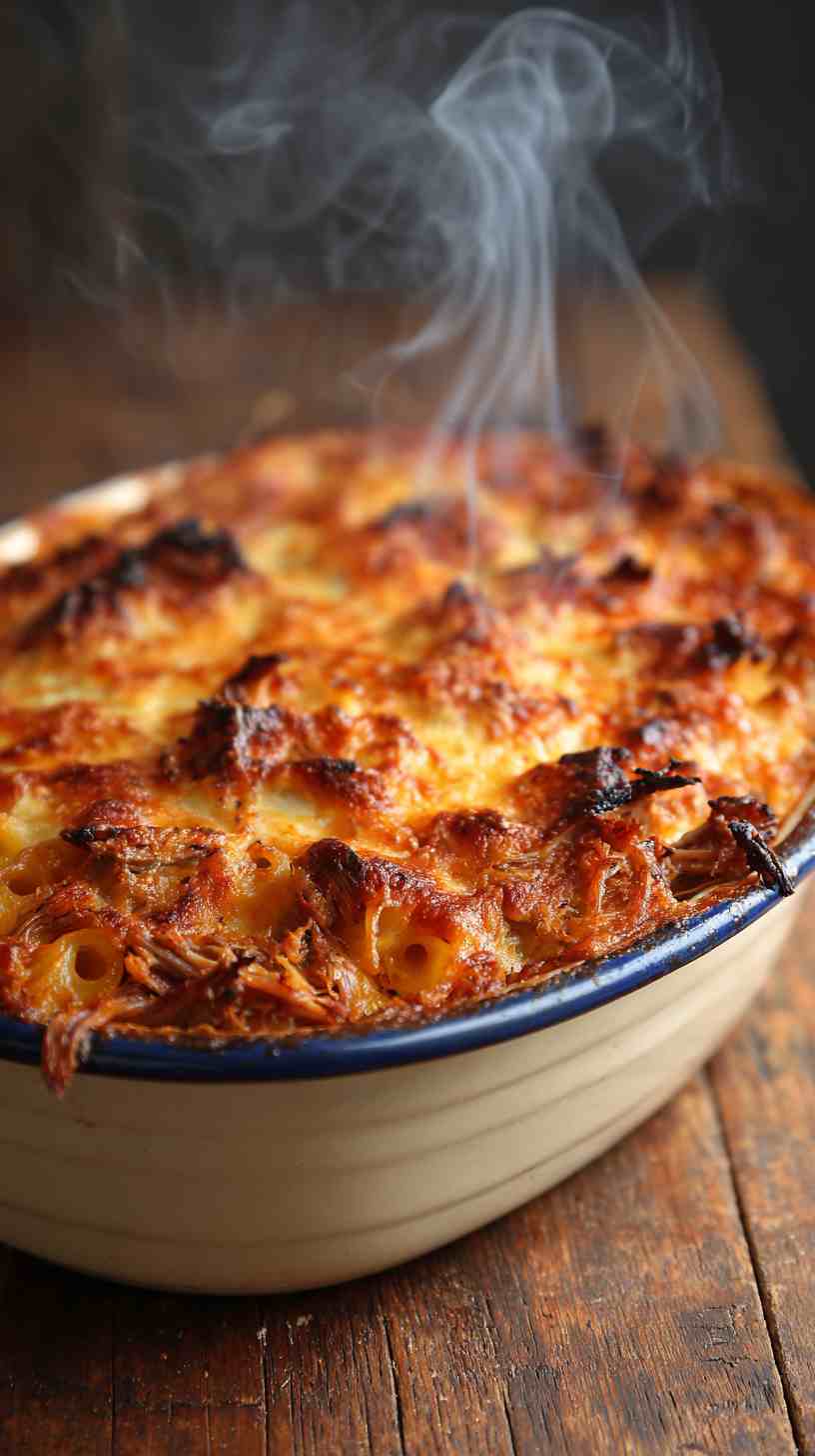 Crockpot BBQ Pulled Pork Mac and Cheese Crockpot BBQ Pulled Pork Mac and Cheese