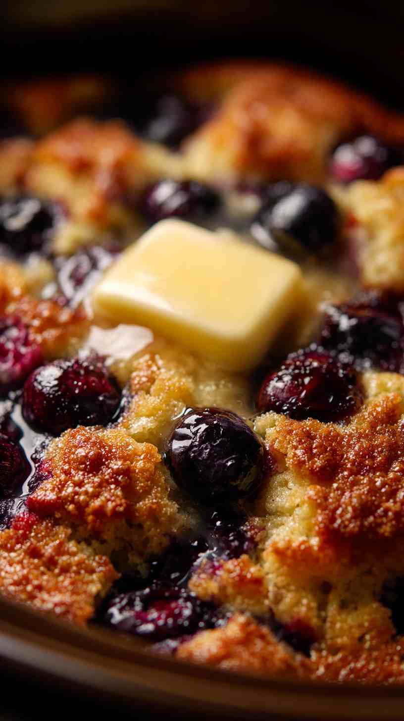 Crockpot Blueberry Pancake Casserole Crockpot Blueberry Pancake Casserole