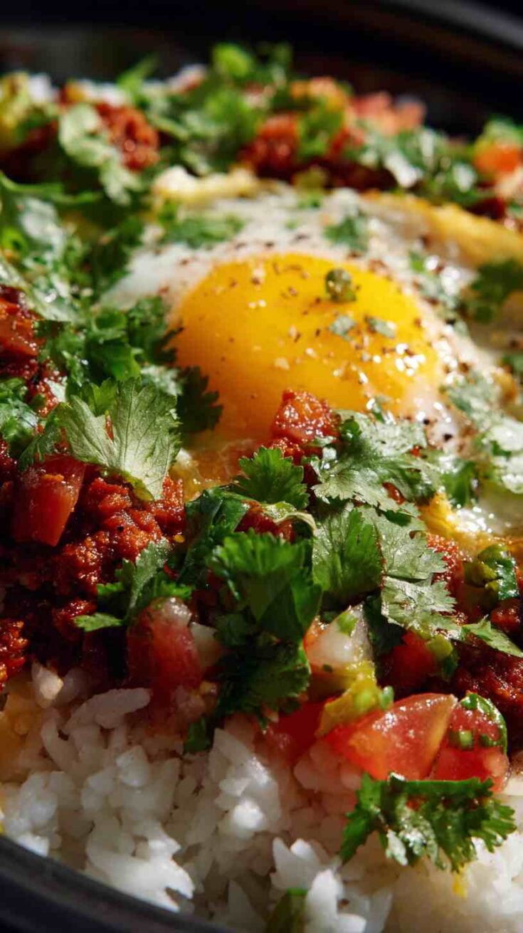 Crockpot Breakfast Burrito Bowl