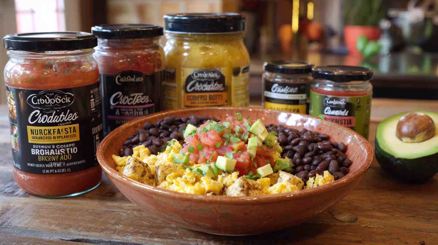 Crockpot Breakfast Burrito Bowl