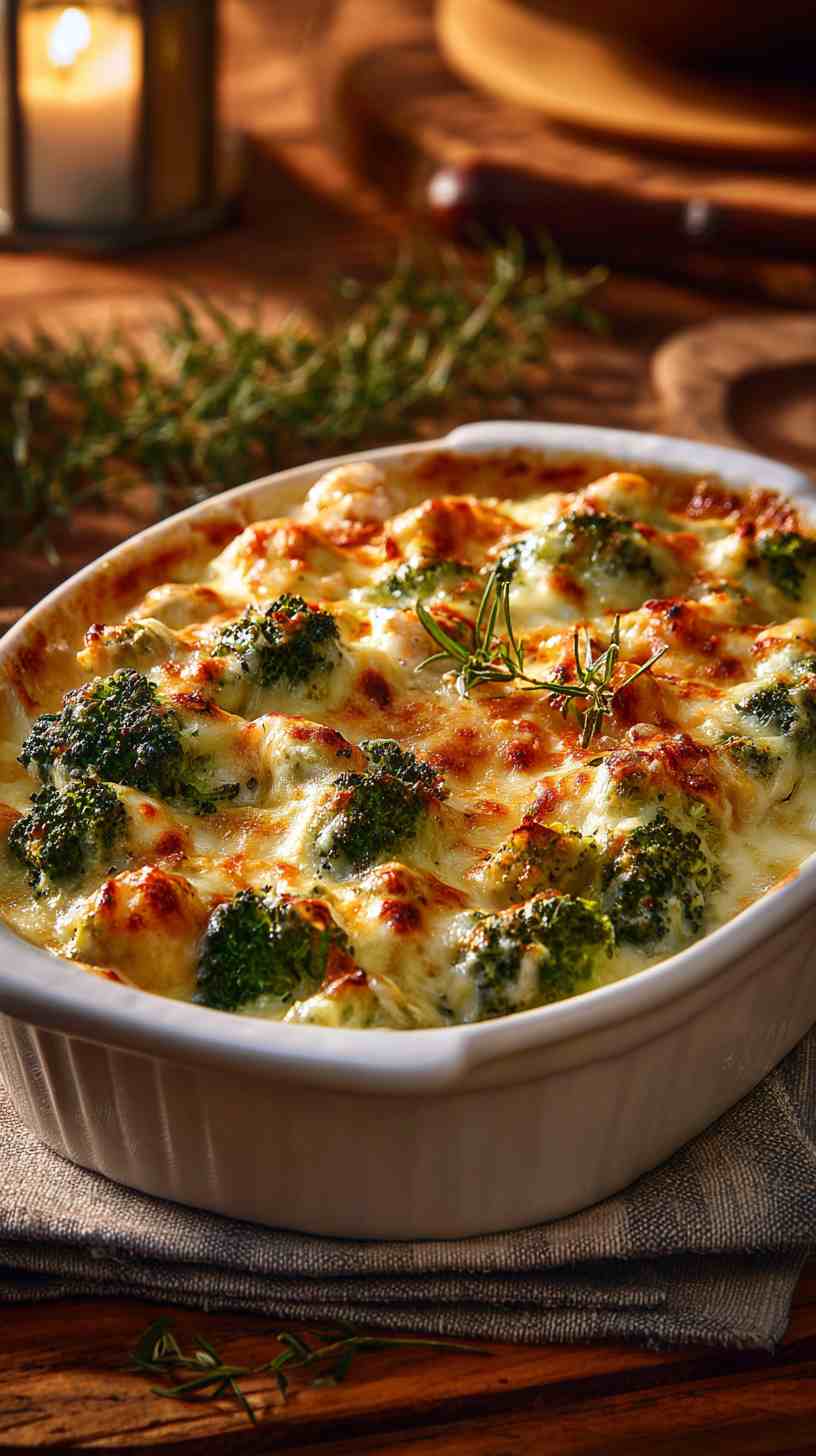 Crockpot Cheesy Broccoli and Chicken Casserole Crockpot Cheesy Broccoli and Chicken Casserole