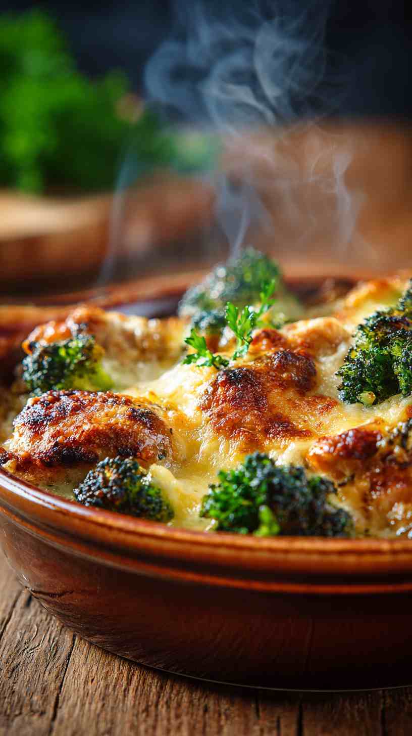 Crockpot Cheesy Broccoli and Chicken Casserole Crockpot Cheesy Broccoli and Chicken Casserole