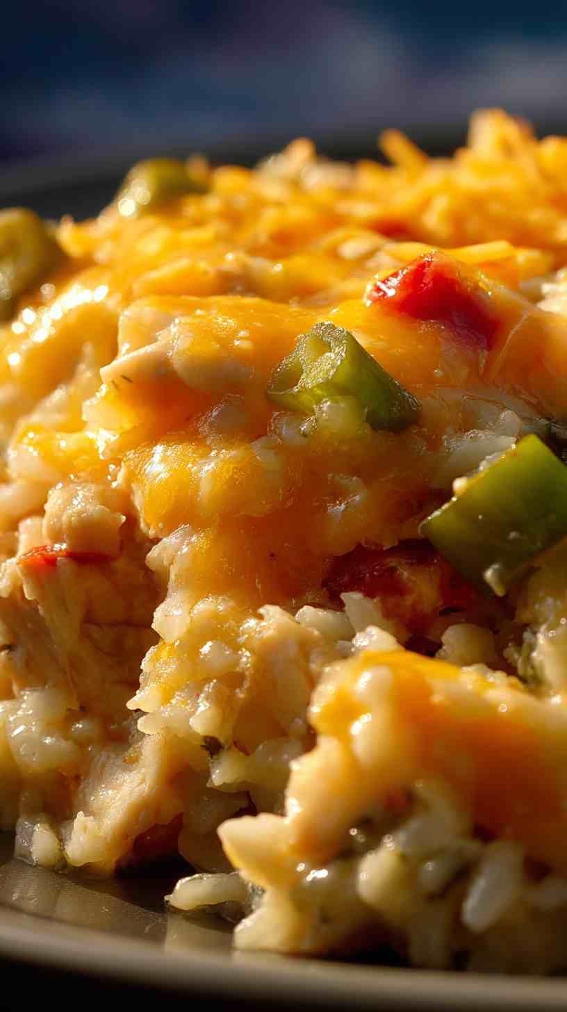 Crockpot Cheesy Chicken and Rice Casserole Crockpot Cheesy Chicken and Rice Casserole