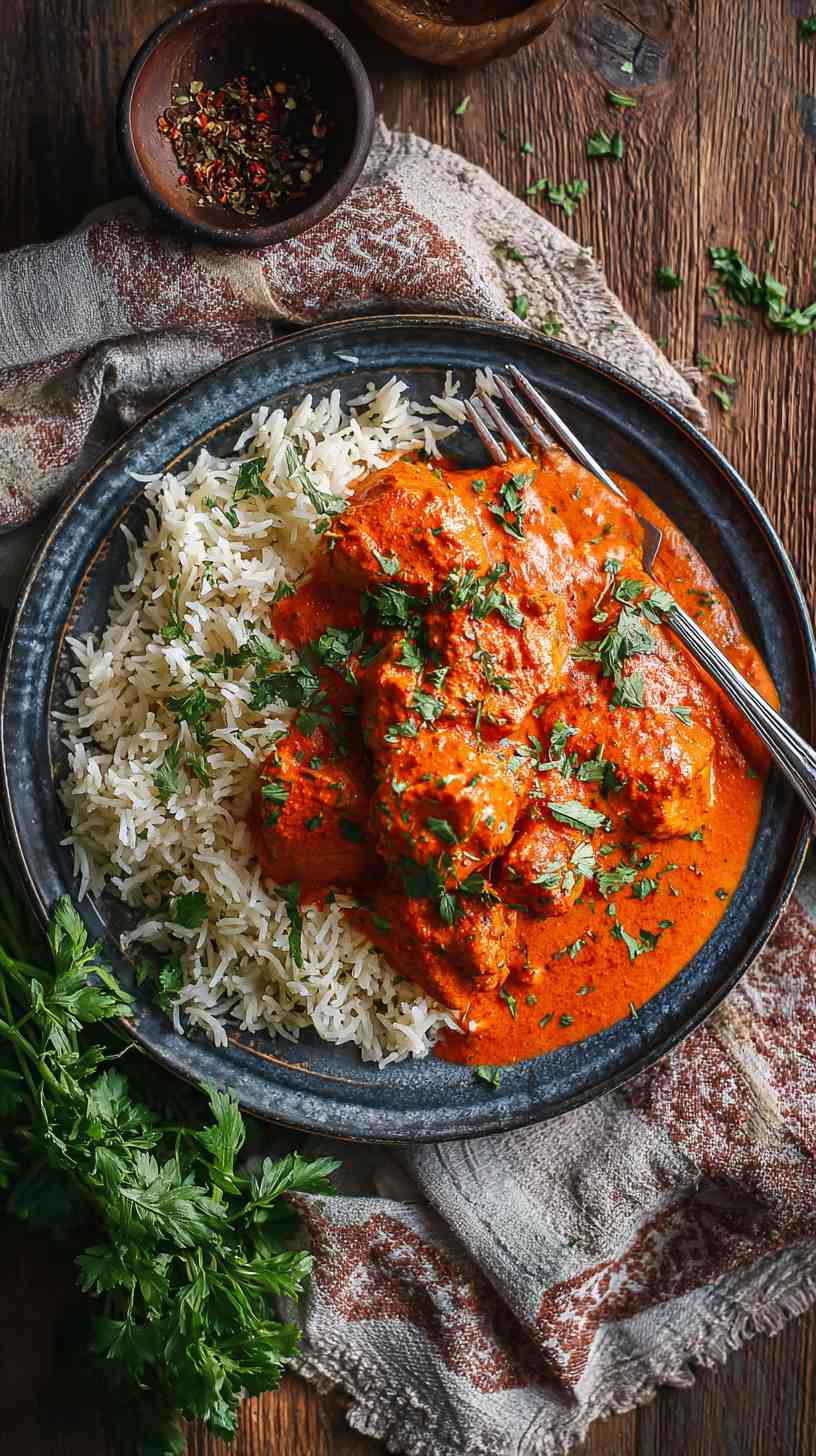 Crockpot Chicken Tikka Masala with Creamy Tomato Sauce Crockpot Chicken Tikka Masala with Creamy Tomato Sauce