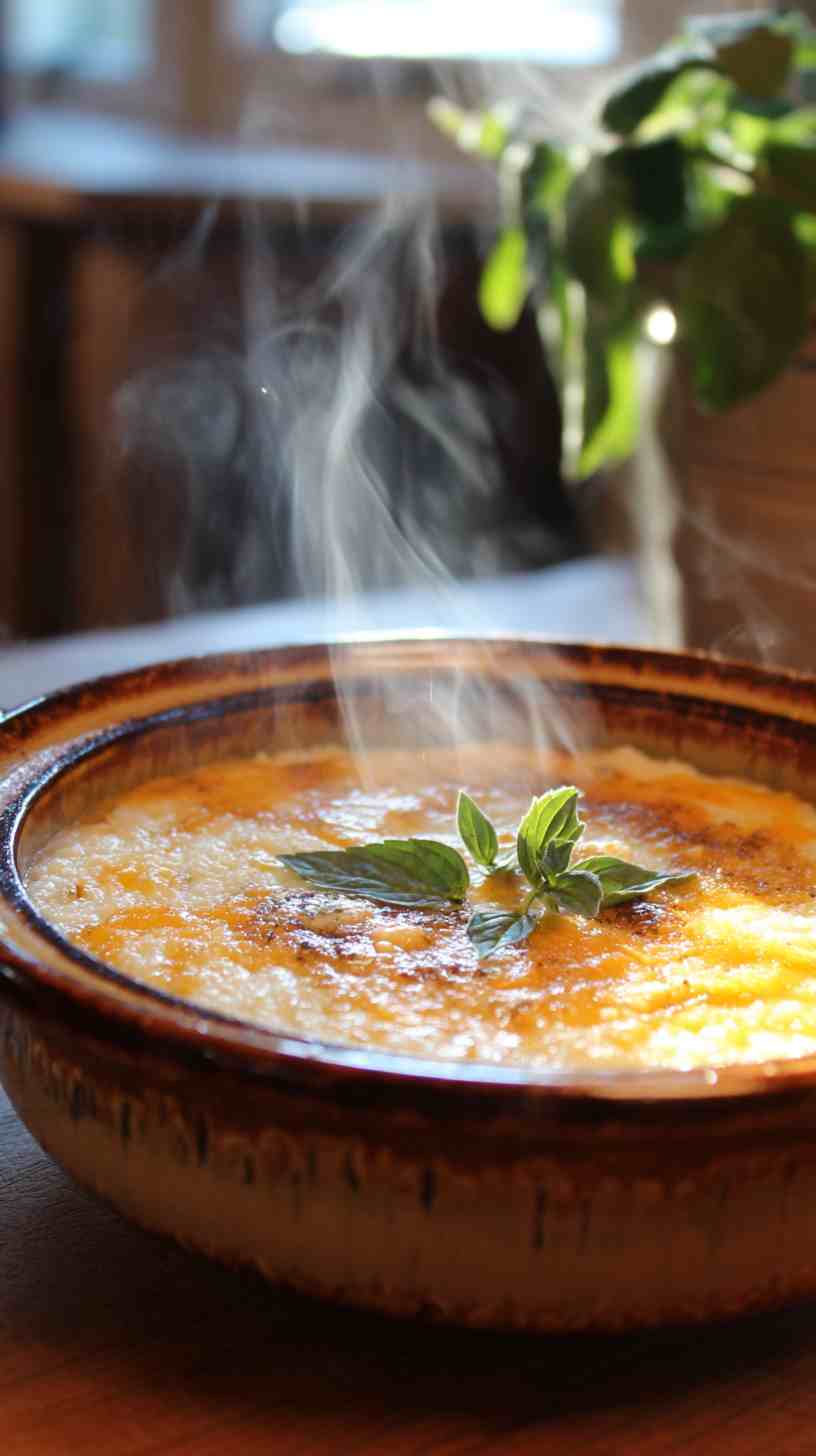 Crockpot Creamy Grits with Cheese