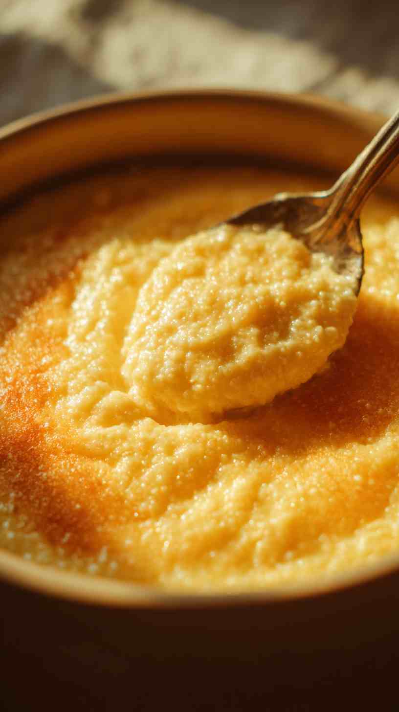 Crockpot Creamy Grits with Cheese