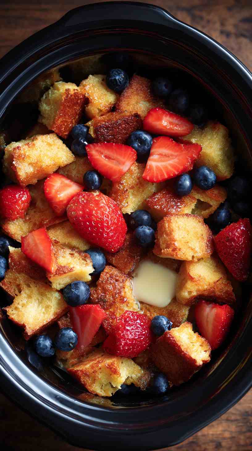 Crockpot French Toast Casserole