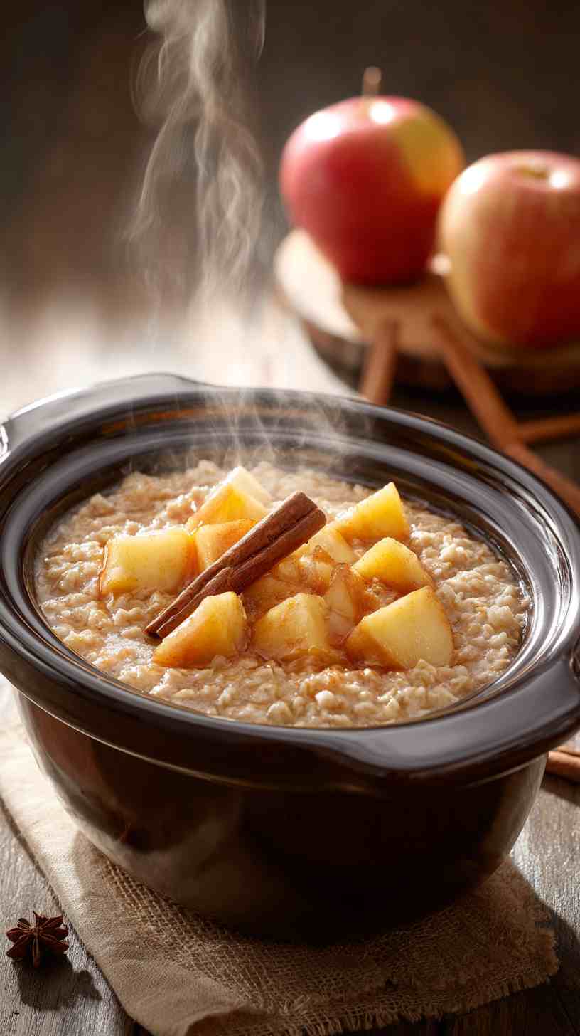 Crockpot Ham and Cheese Breakfast Bake