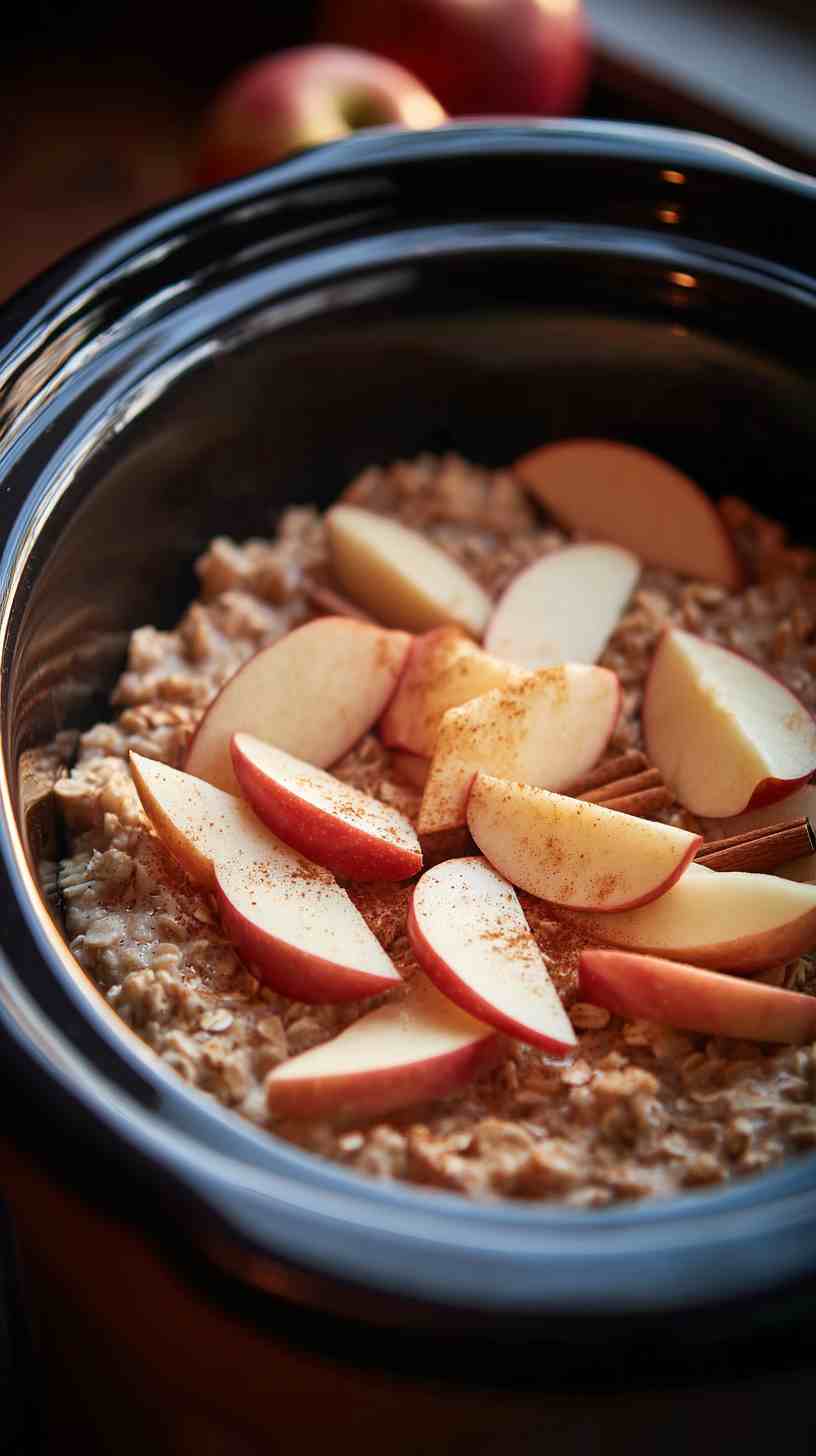 Crockpot Ham and Cheese Breakfast Bake
