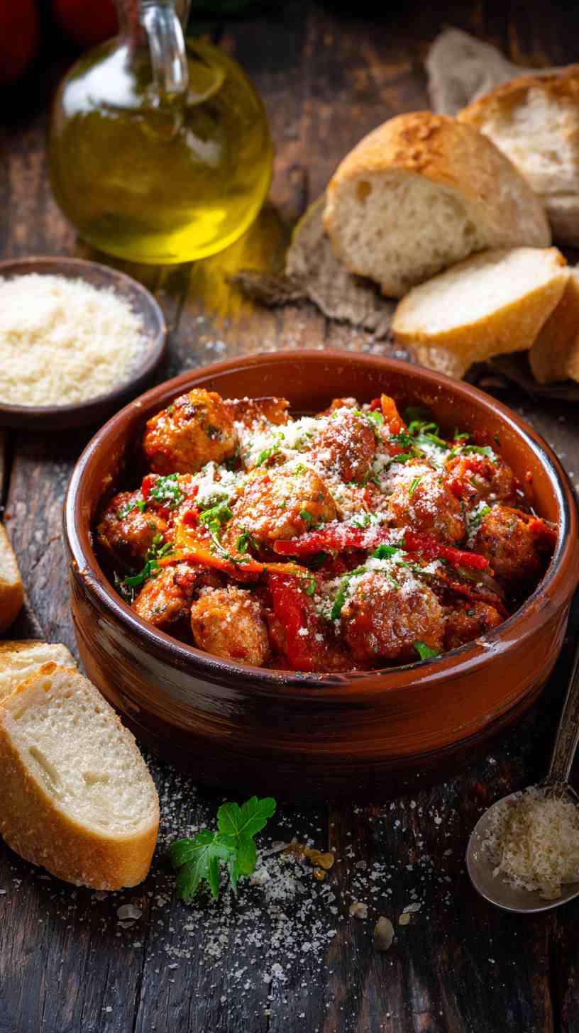 Crockpot Italian Sausage and Peppers with Marinara Crockpot Italian Sausage and Peppers with Marinara