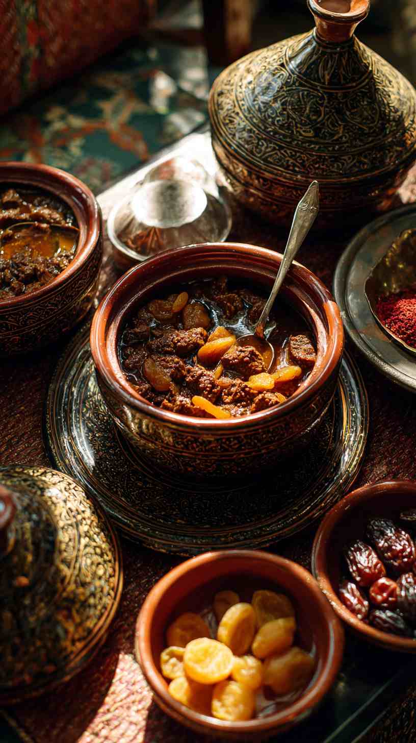 Crockpot Moroccan Spiced Beef Tagine