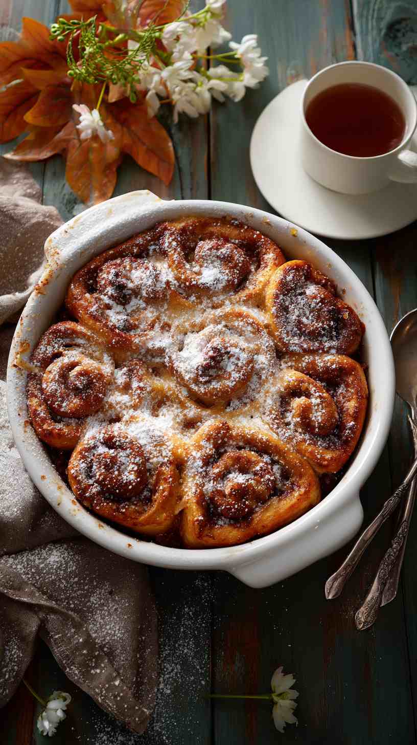 Crockpot Overnight Cinnamon Roll Casserole Crockpot Overnight Cinnamon Roll Casserole
