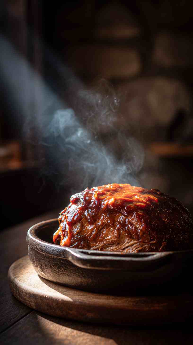 Crockpot Pulled Pork Roast with Tangy Barbecue Sauce Crockpot Pulled Pork Roast with Tangy Barbecue Sauce