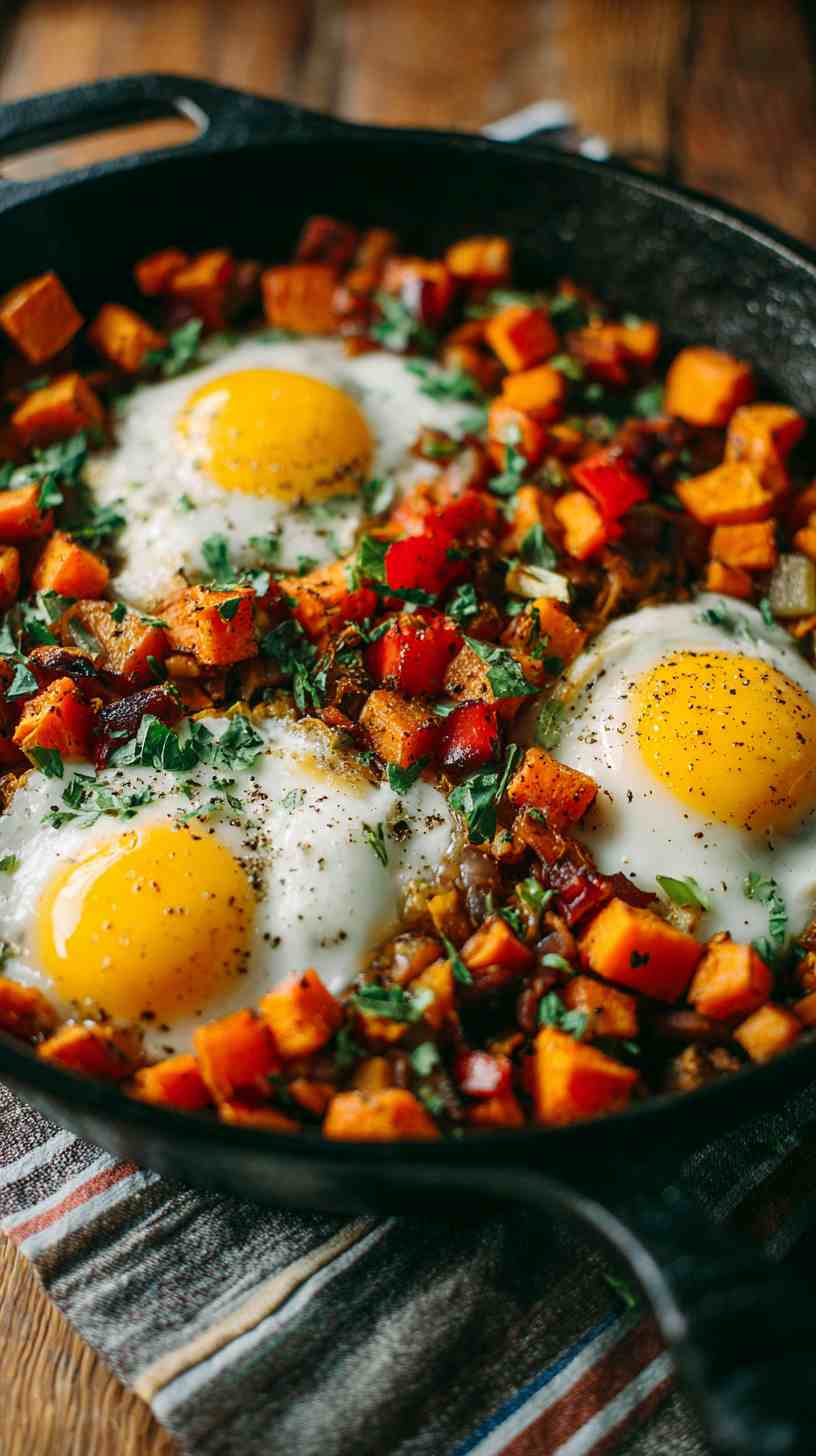 Crockpot Sweet Potato Hash with Eggs Crockpot Sweet Potato Hash with Eggs