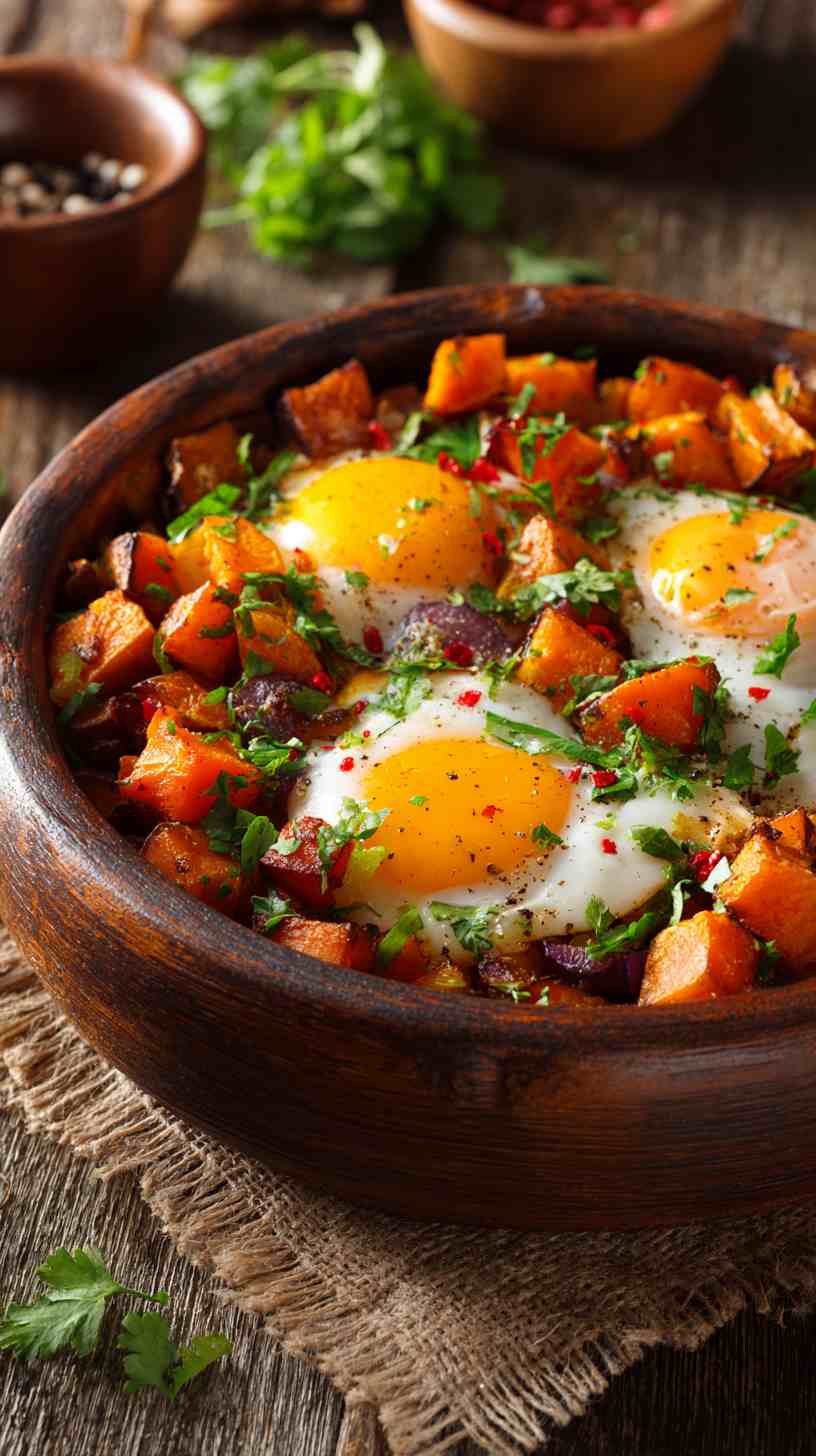 Crockpot Sweet Potato Hash with Eggs Crockpot Sweet Potato Hash with Eggs
