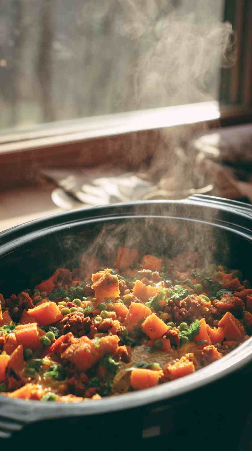 Crockpot Sweet Potato Hash with Eggs Crockpot Sweet Potato Hash with Eggs