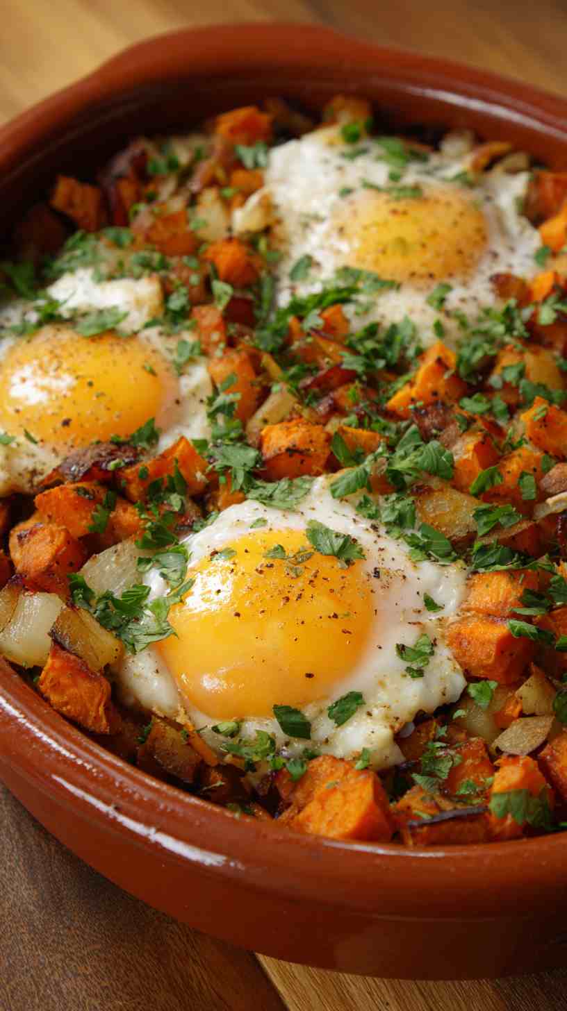 Crockpot Sweet Potato Hash with Eggs Crockpot Sweet Potato Hash with Eggs