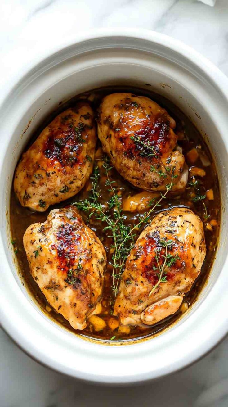 Easy Crock Pot Balsamic Chicken Easy Crock Pot Balsamic Chicken