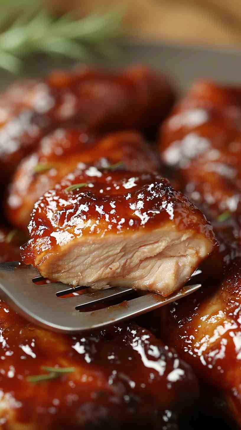 Easy Crockpot BBQ Pulled Chicken Easy Crockpot BBQ Pulled Chicken
