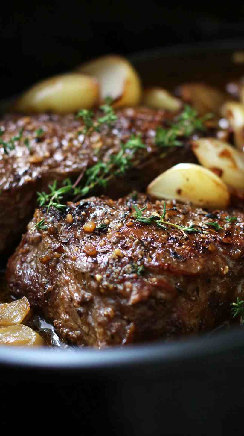 Easy One-Pot Slow Cooker Roast with Gravy