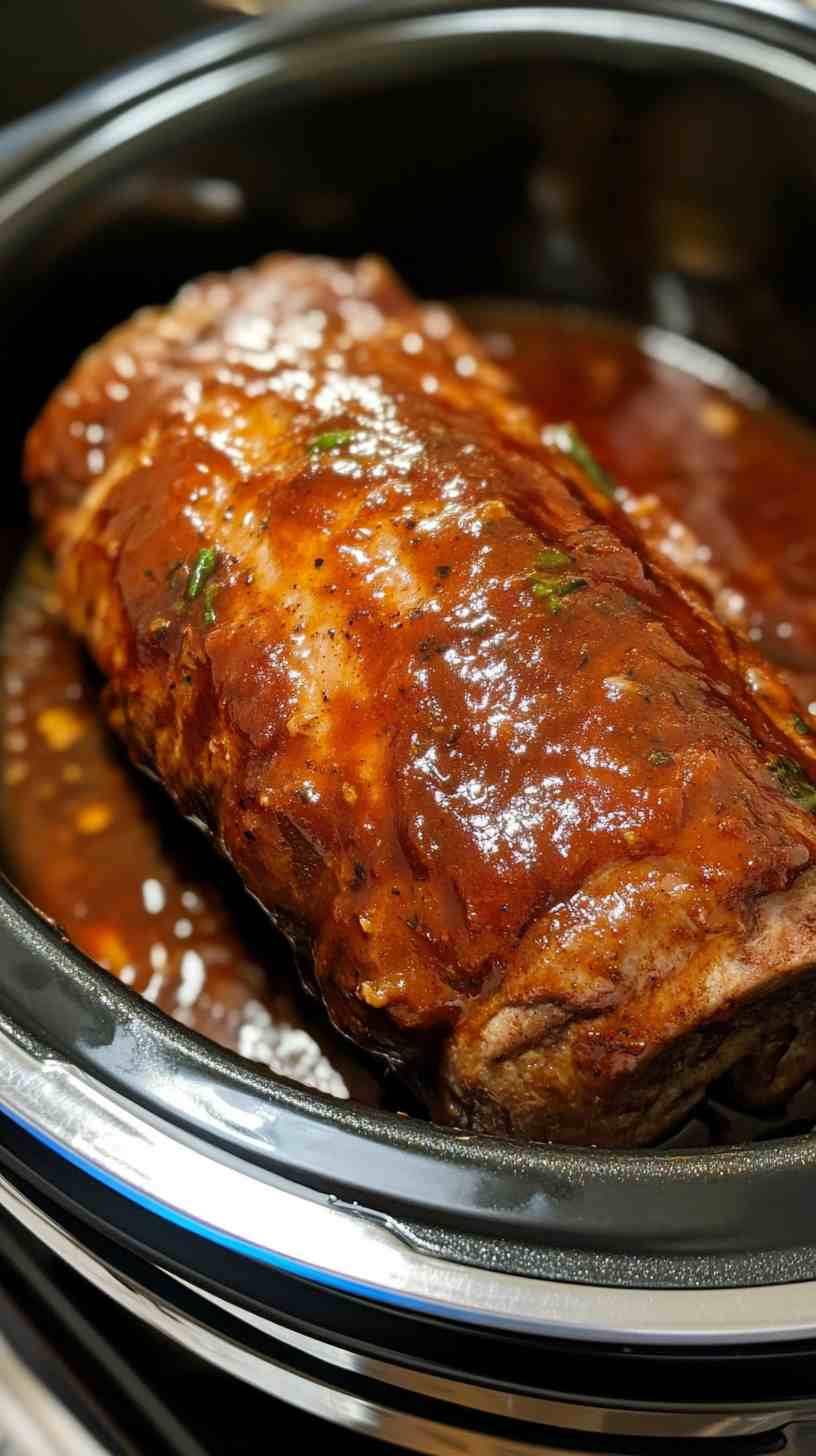 Easy Slow Cooker BBQ Pork Loin for Busy Nights