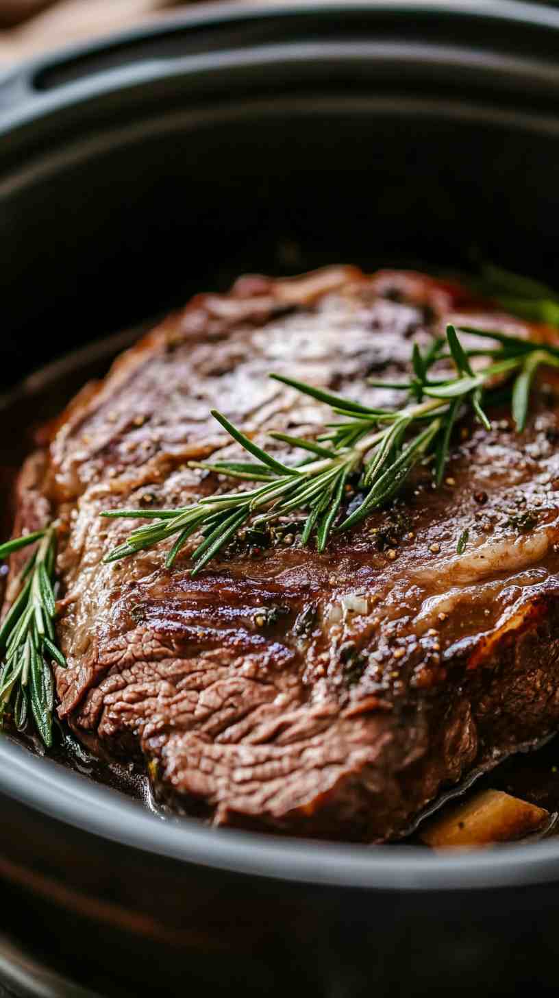 Fall-Apart Slow Cooked Beef Roast