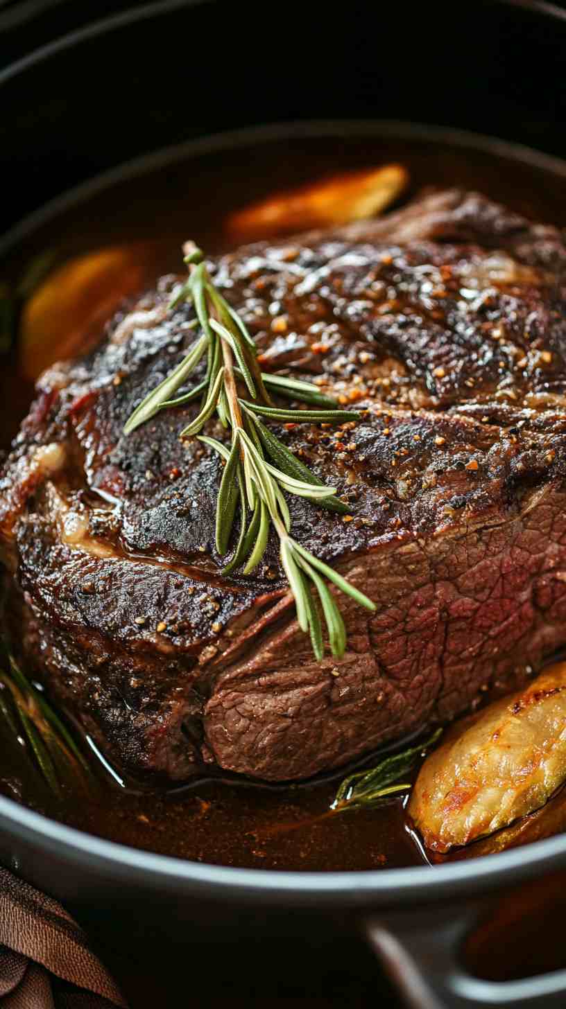 Fall-Apart Slow Cooked Beef Roast