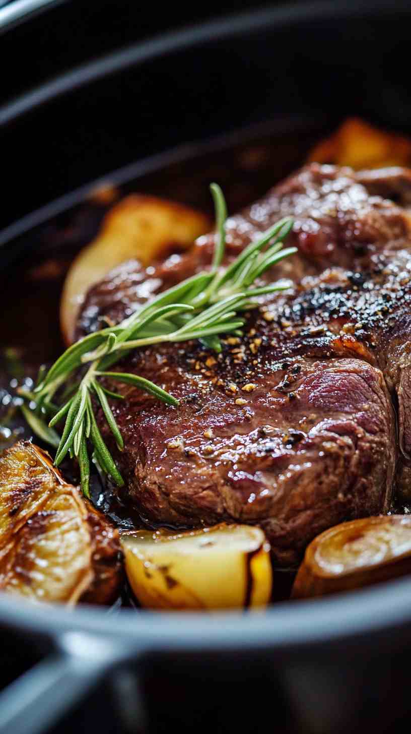 Fall-Apart Slow Cooked Beef Roast