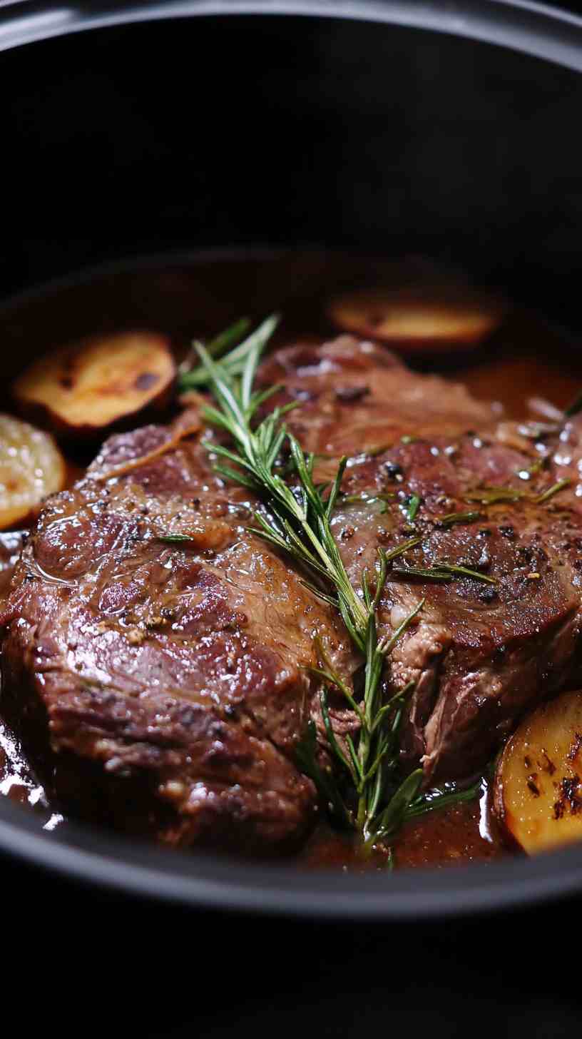 Fall-Apart Slow Cooked Beef Roast