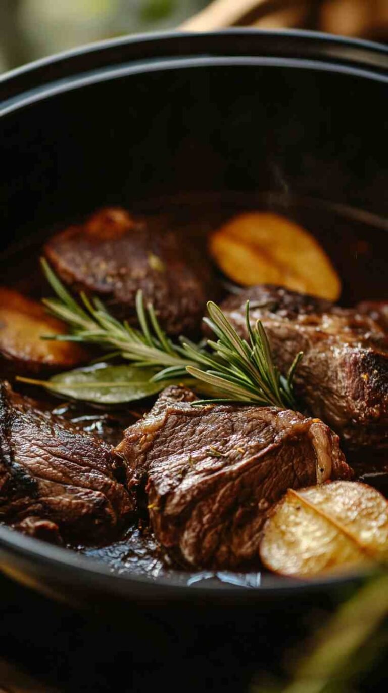 Fall-Apart Slow Cooked Beef Roast