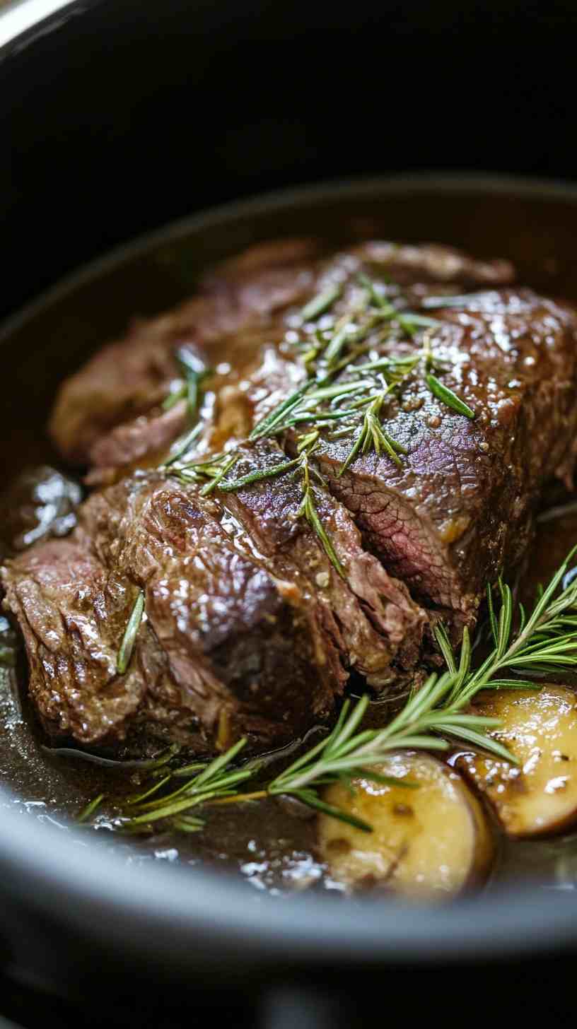 Fall-Apart Slow Cooked Beef Roast
