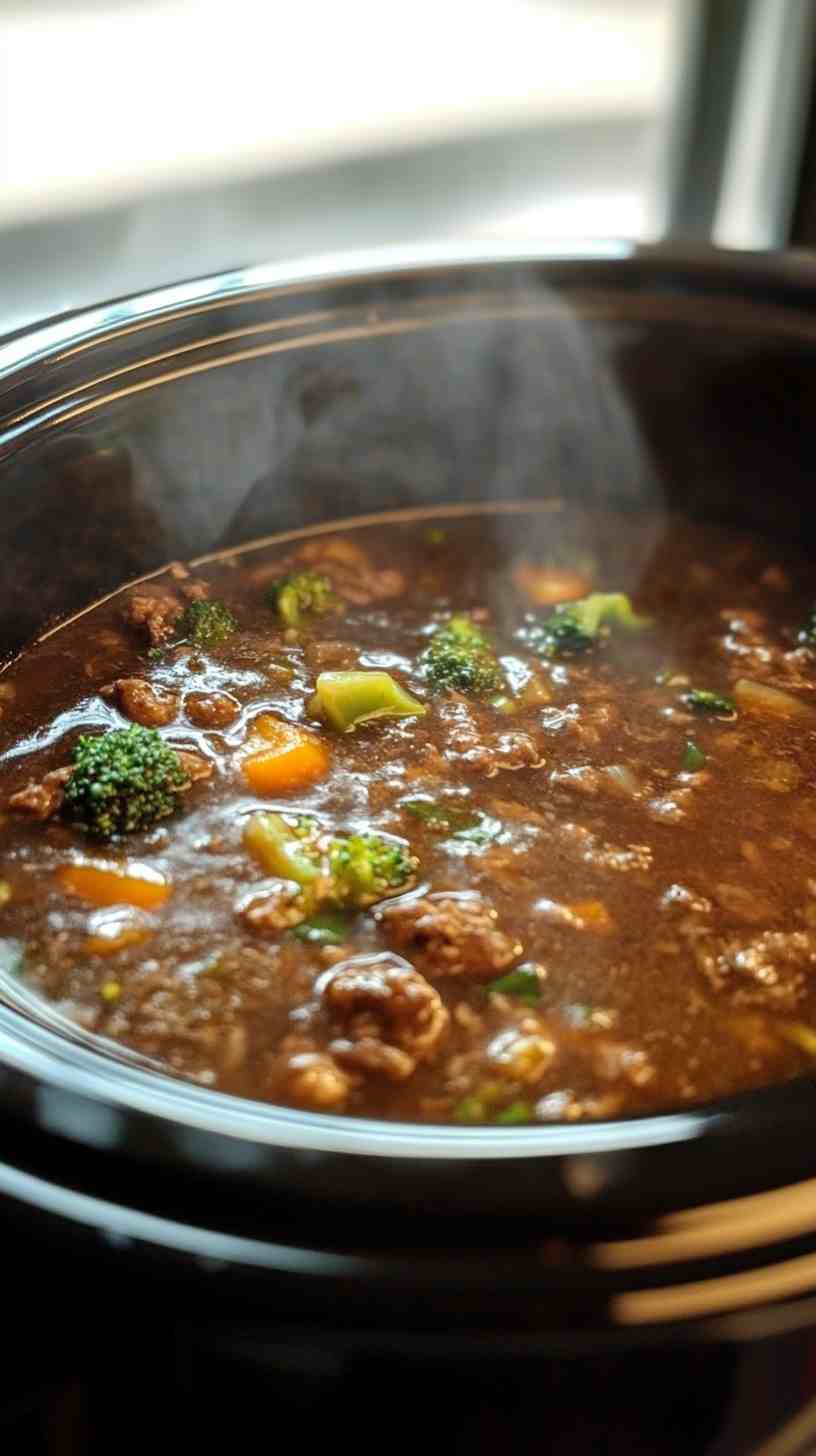 Flavorful Beef and Broccoli in the Crock Pot