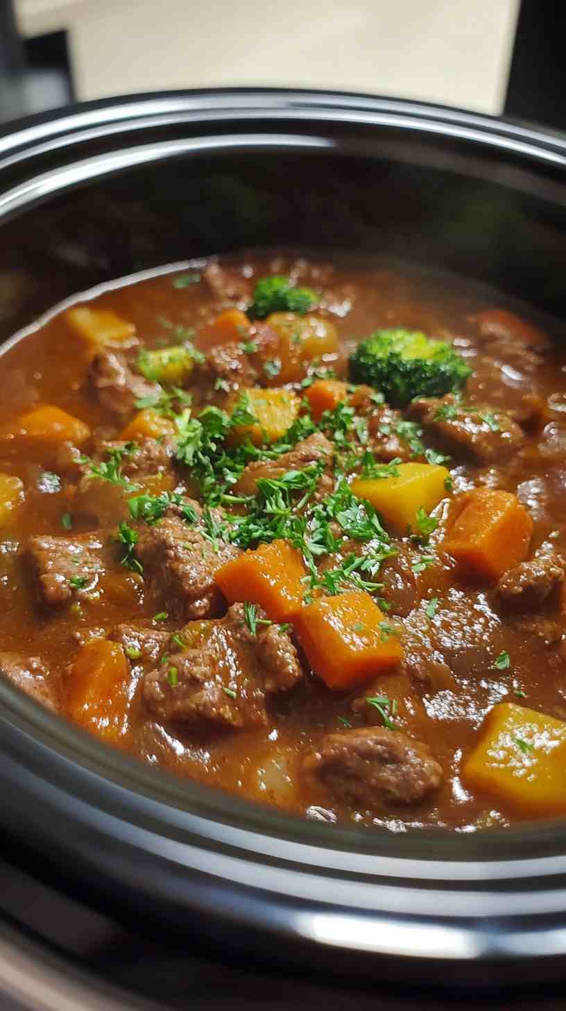 Flavorful Beef and Broccoli in the Crock Pot