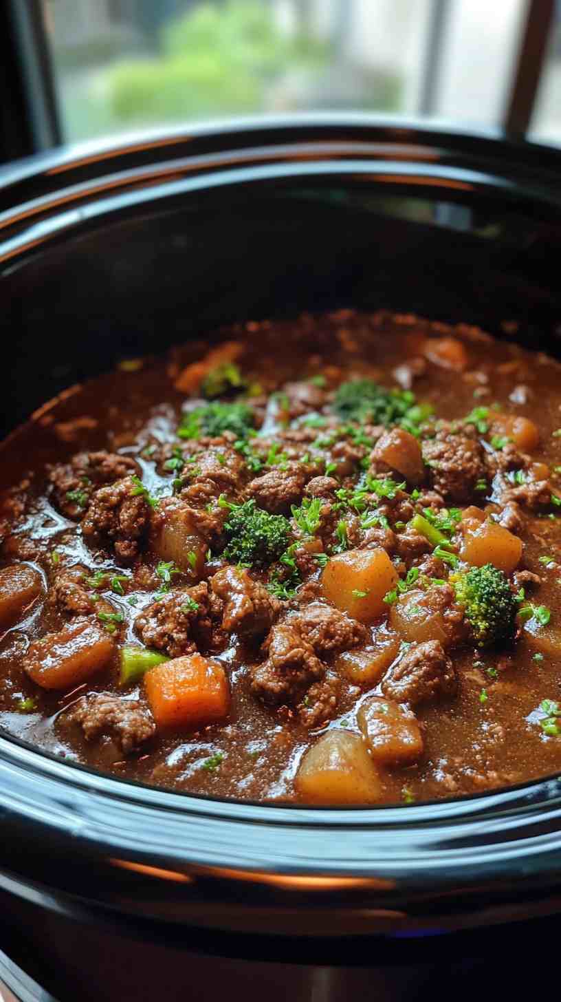 Flavorful Beef and Broccoli in the Crock Pot