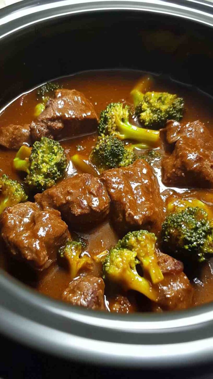 Flavorful Beef and Broccoli in the Crock Pot